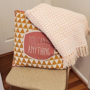 Hand crafted beautiful patterned crocheted or knitted baby blanket